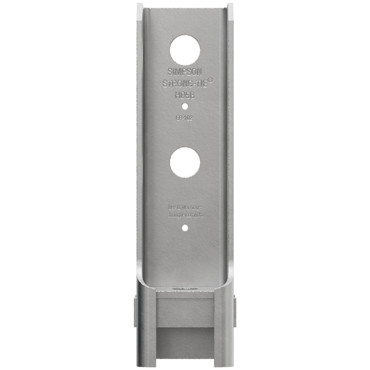 Simpson HD5BHDG 9-3/8" Hot-Dip Galvanized Bolted Holdown