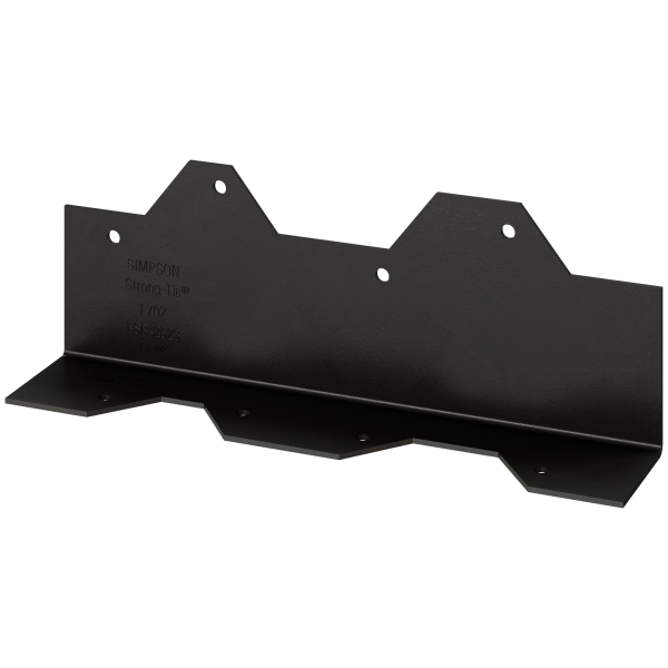 Simpson 7" Reinforcing L Angle 16-Ga ZMAX Black Powder-Coated L70PC