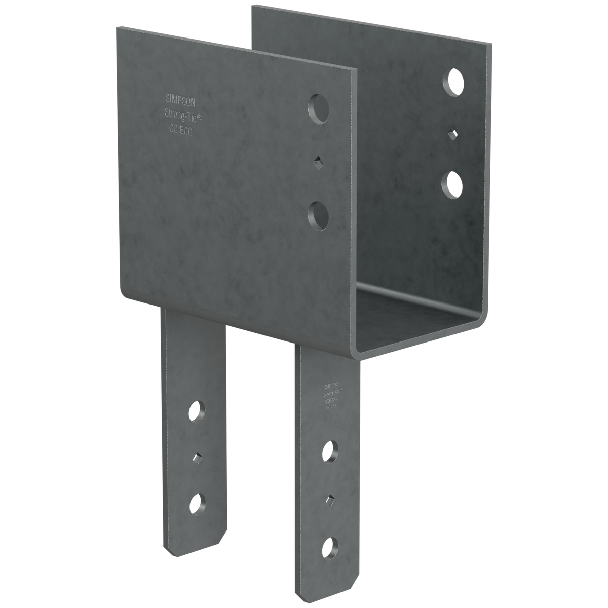 Simpson ECC5 1/4-6 End Column Cap 5-1/8" Beam, 6X Post