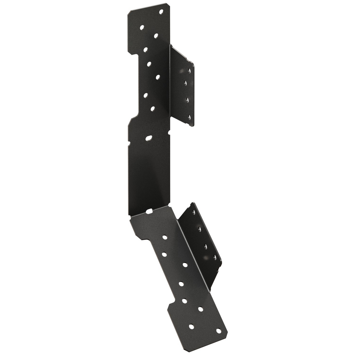 Simpson Adjustable Stringer Connector 18-Ga ZMAX Black Powder-Coated LSCPC