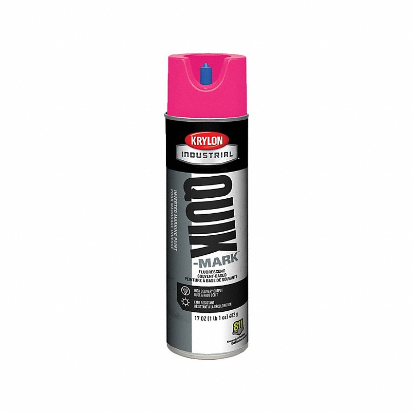 Solvent-Based Inverted Paint, Flat, Fluorescent Hot Pink