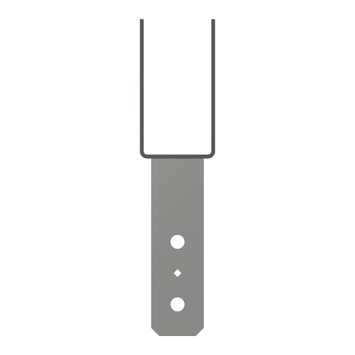 Simpson ECC3 1/4-4 End Column Cap 3-1/8" Beam, 4X Post