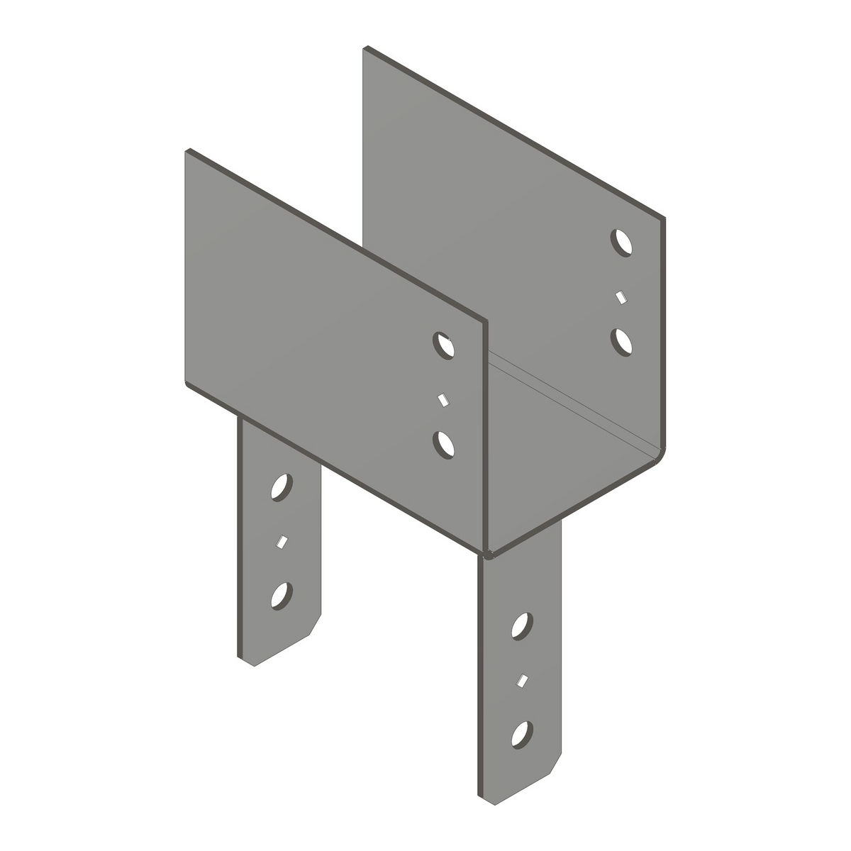 Simpson ECC6-7 1/8 End Column Cap 6X Beam, 7" Post