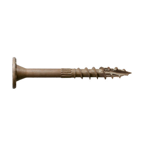 Simpson 0.220 x 3" Strong-Drive SDWS TIMBER Screw (Exterior Grade) Double Barrier, Tan