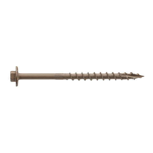 Simpson 0.195 x 4" Strong-Drive SDWH TIMBER-HEX Screw Double Barrier Coating