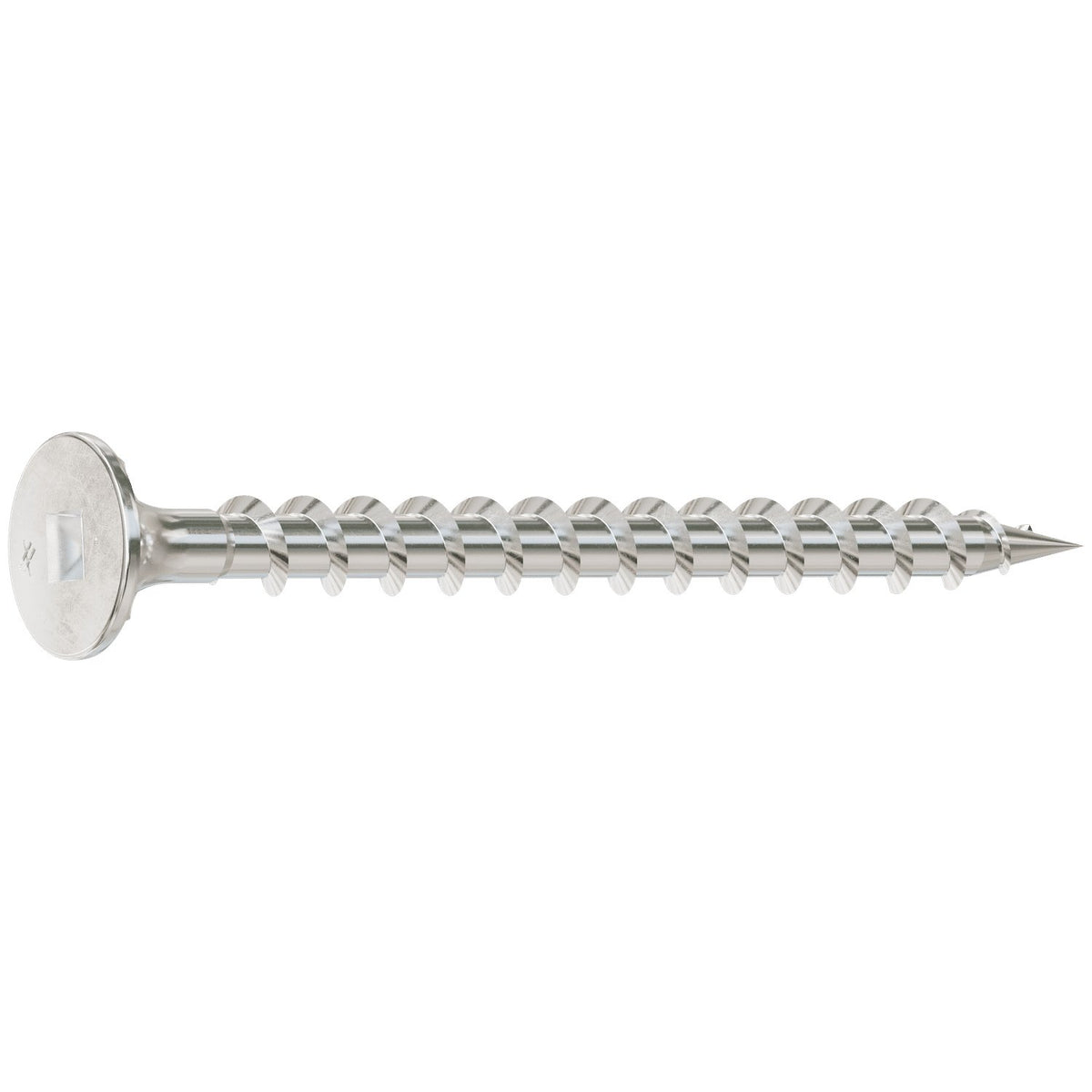 Simpson #8 x 2-1/4" Fiber-Cement Screw, 316 Stainless Steel