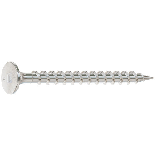 Simpson #8 x 2-1/4" Fiber-Cement Screw, 316 Stainless Steel