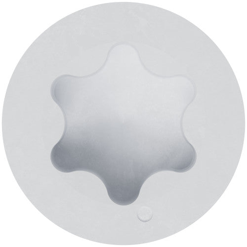 Simpson White 01, Trim-Head Screw, 6-Lobe Drive 305 Stainless Steel