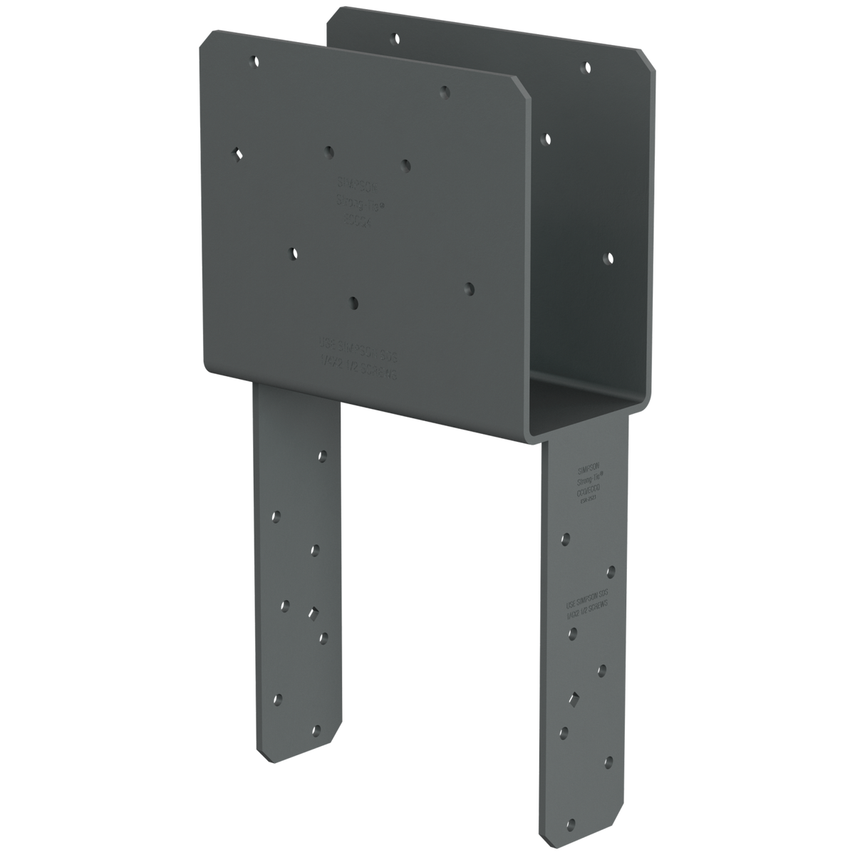 Simpson ECCQ48SDS2.5 End Column Cap w/SDS Screws for 4x Beam, 8x Post