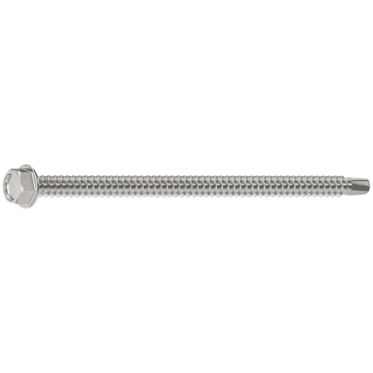 Simpson #12 x 4" Self-Drilling Hex-Washer Head Screw, 316 Stainless Steel