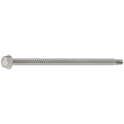 Simpson #12 x 4" Self-Drilling Hex-Washer Head Screw, 316 Stainless Steel