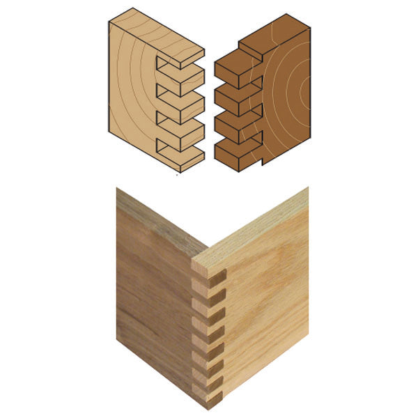 CMT 230.224.08 Box and Finger 8" Joint Set T=24+24 FTG