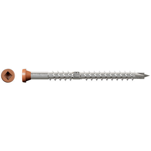 Simpson 2-1/2" Tan, DHPD Hardwood Deck Screw 305 Stainless