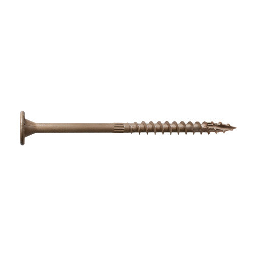Simpson 0.220 x 5" Strong-Drive SDWS TIMBER Screw (Exterior Grade) Double Barrier, Tan