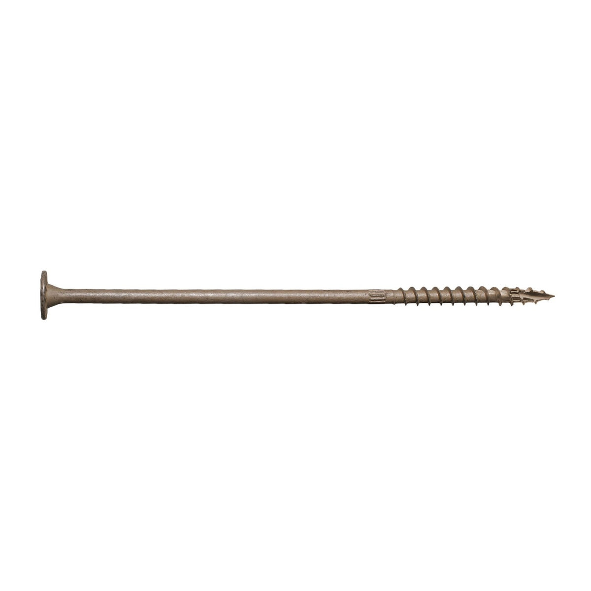 Simpson 0.220 x 8" Strong-Drive SDWS TIMBER Screw (Exterior Grade) Double Barrier, Tan