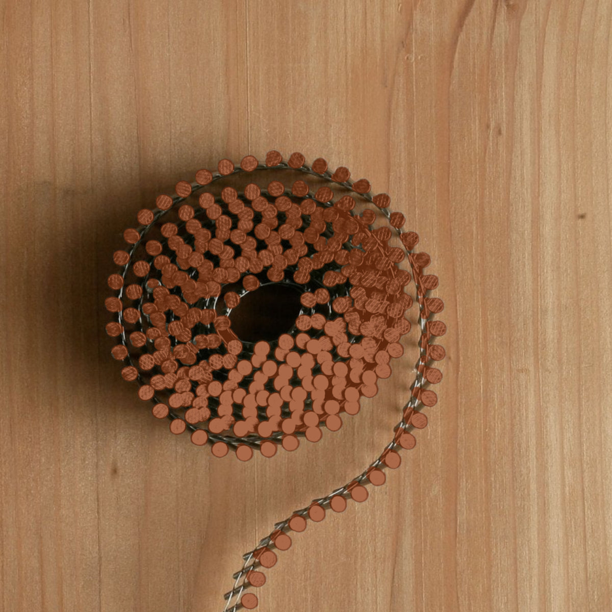 Simpson 3 in x 0.12 Sienna Painted Ring-Shank 15 deg. Wire Coil Decking Nail
