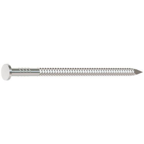 Simpson 3 1/2" x 16d Annular Ring Shank Common Nail, 316 Stainless Steel 8 Ga.