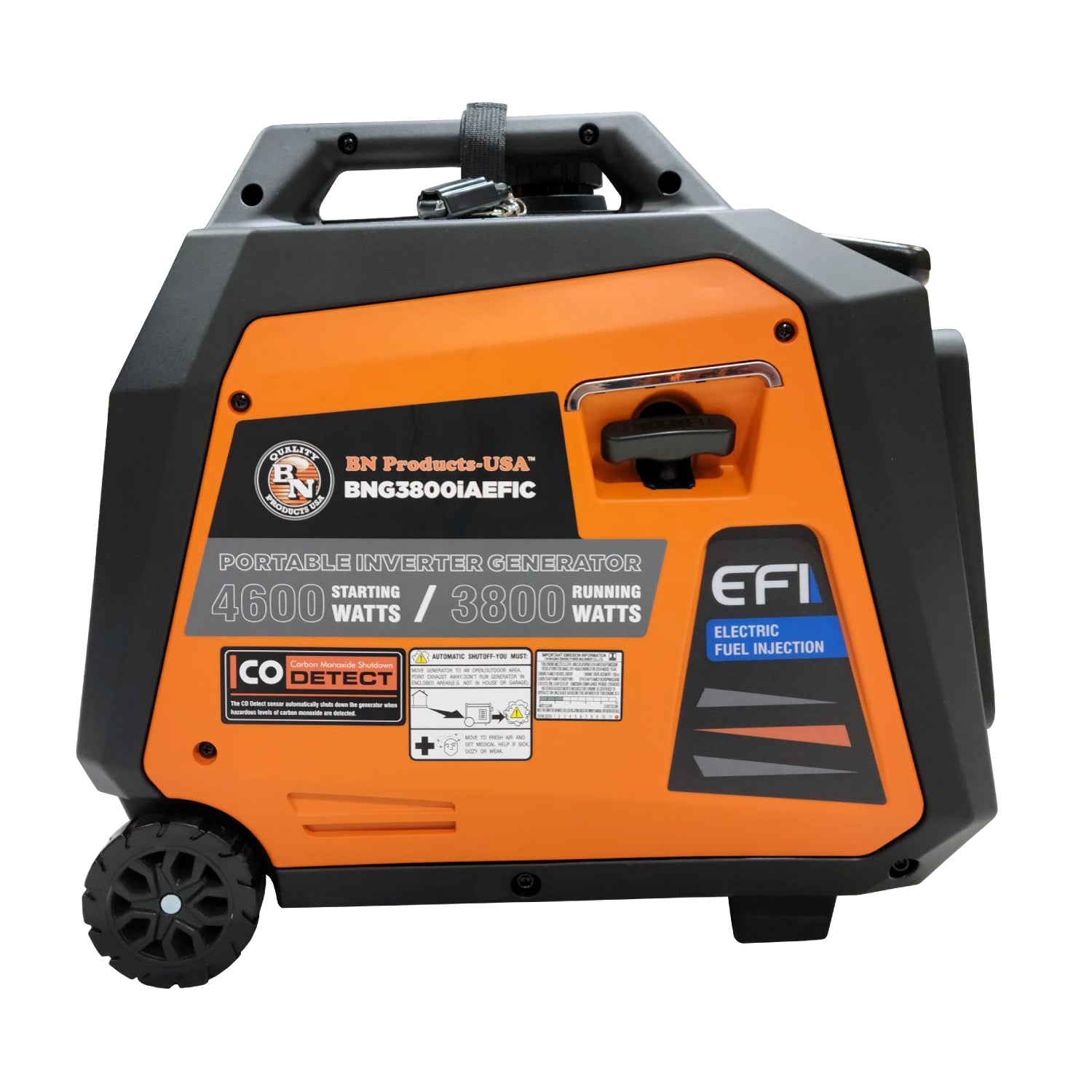 BN 3800W Portable Inverter Generator with Electric Start