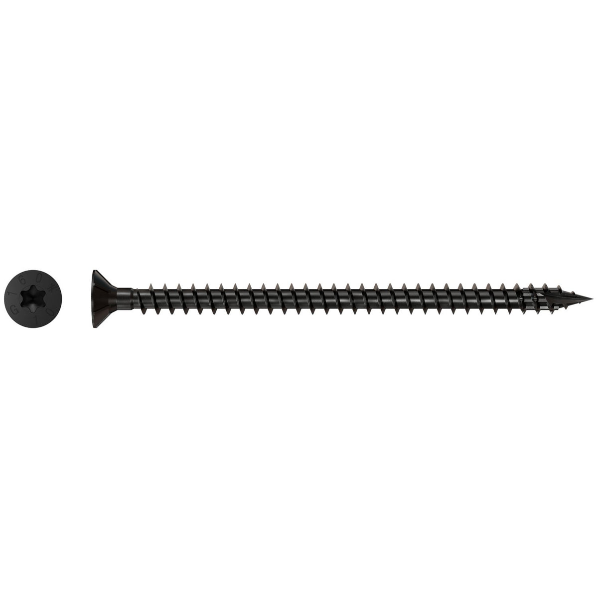 Simpson 0.390 x 6-1/4" Strong-Drive SDCF TIMBER-CF Screw (Black E-Coat)