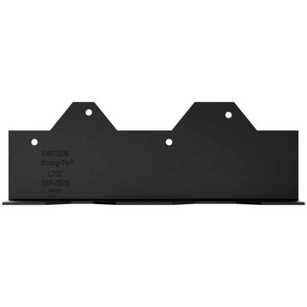 Simpson 7" Reinforcing L Angle 16-Ga ZMAX Black Powder-Coated L70PC
