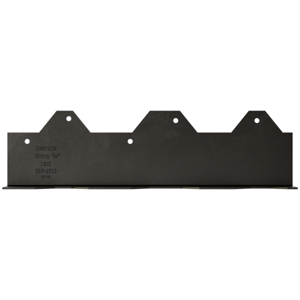 Simpson 9" Reinforcing L Angle 16-Ga ZMAX Black Powder-Coated L90PC