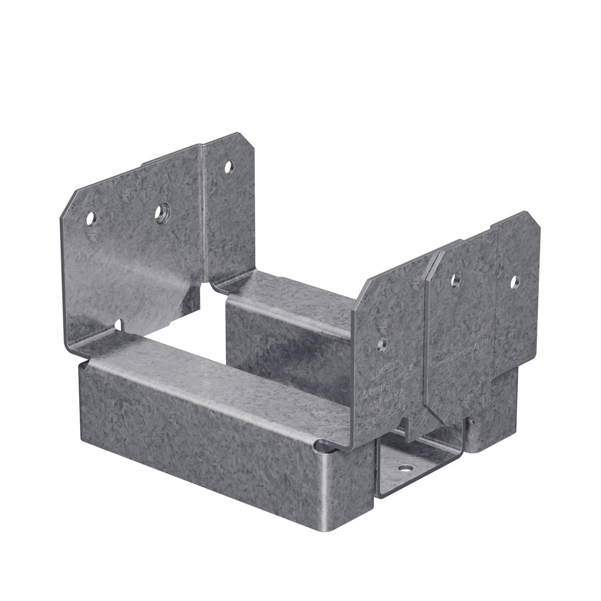 Simpson Rough Cut 4 x 4 Adjustable Post Base ZMAX ABA44RZ