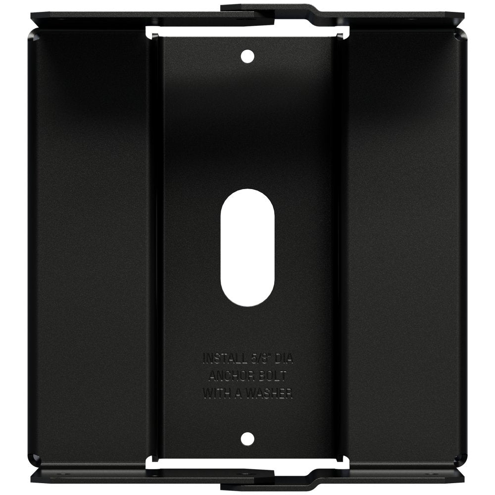 Simpson ABA66PC Outdoor Accents ZMAX, Black Powder-Coated Adjustable Standoff Post Base for 6x6