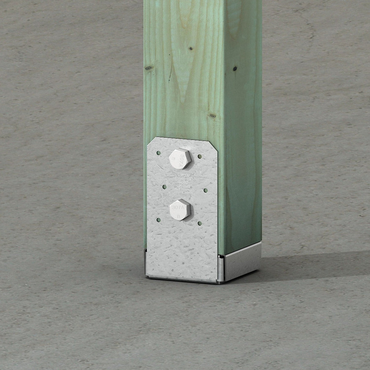 Simpson 5-1/8 x 6 Adjustable Post Base ZMAX ABU5-6Z