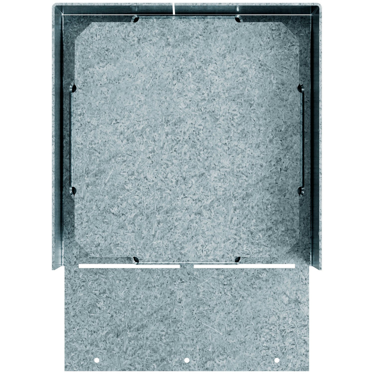Simpson 7 1/8X Adjustable Post Base with Wind Uplift, ZMAX ABW7-7Z
