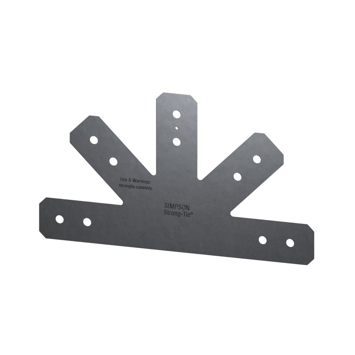 Simpson APVGP1212-4 Avant Decorative Gable Plate- Black Powder Coat