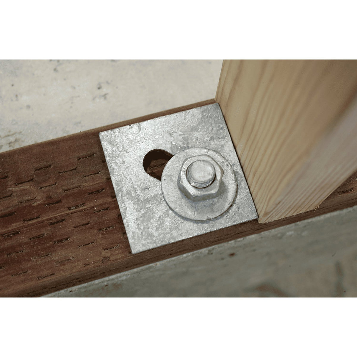 Simpson 3 x 3 Slotted Bearing Plate with 5/8" Bolt Dia. LBPS 5/8