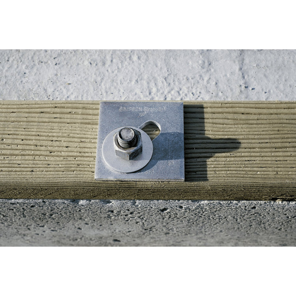 Simpson Bearing Plate Slotted 1/2" Hole, 3 x 4-1/2 BPS 1/2-6