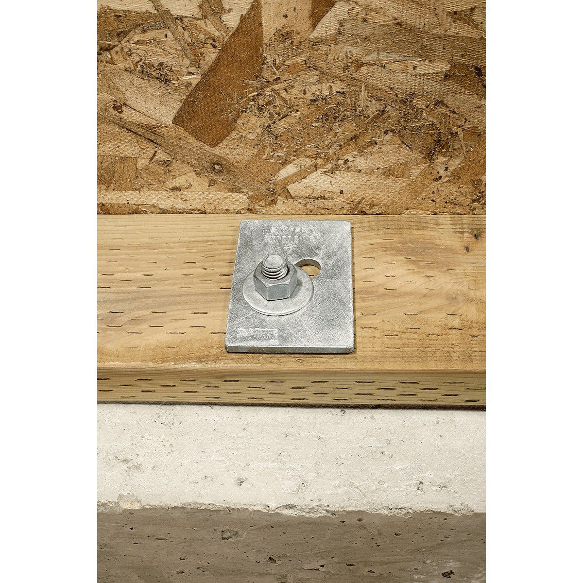 Simpson 3 x 3 Slotted Bearing Plate with 5/8" Bolt Dia. LBPS 5/8