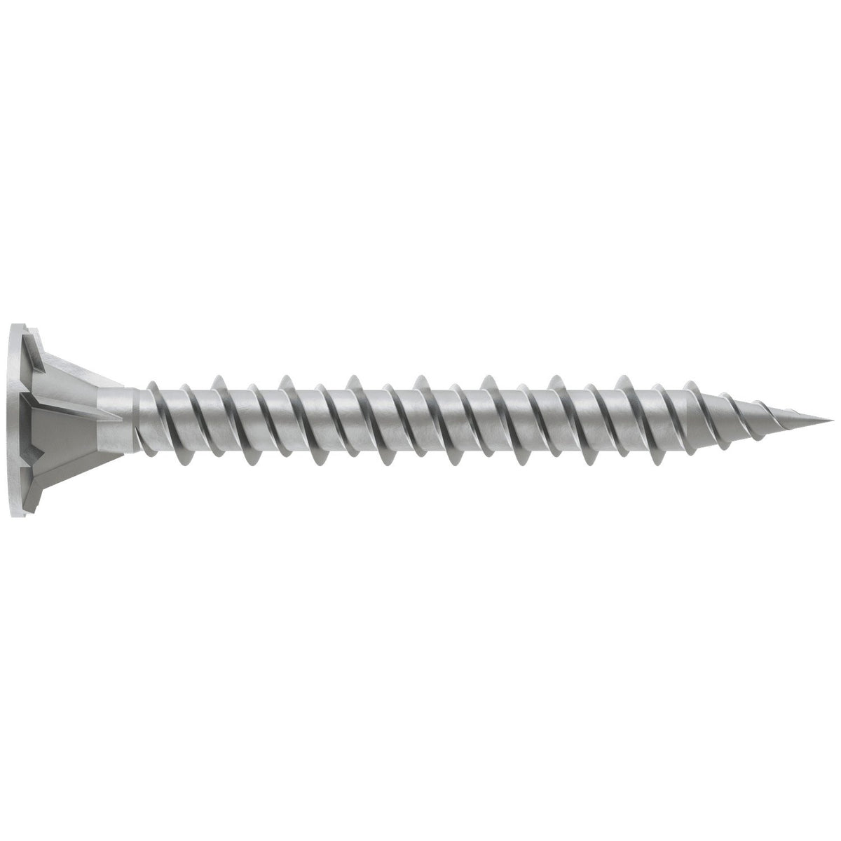 Simpson #9 x 1-5/8 in. Collated Fiber-Cement Board Screw High-Low Thread C-3 Galv 1500-Pk