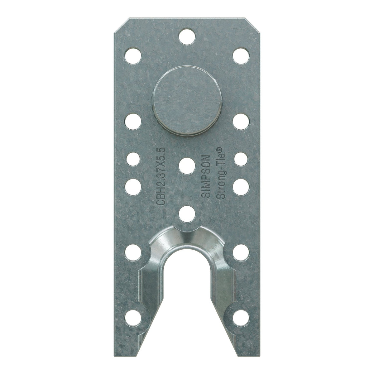 Simpson CBH2.37X5.5C-KT Concealed Glulam Beam Hanger 2-3/8 in x 5-1/2 in 3-Ga Steel w/Screws
