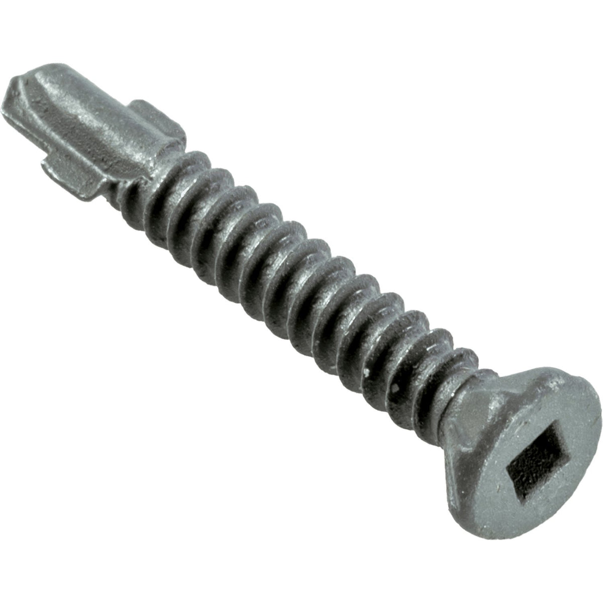 Simpson CBSDQ138S Collated Sheathing-to-CFS Screw #10 x 1-3/8" Ribbed Flat Head #2 Sq Drive 1500-Pk
