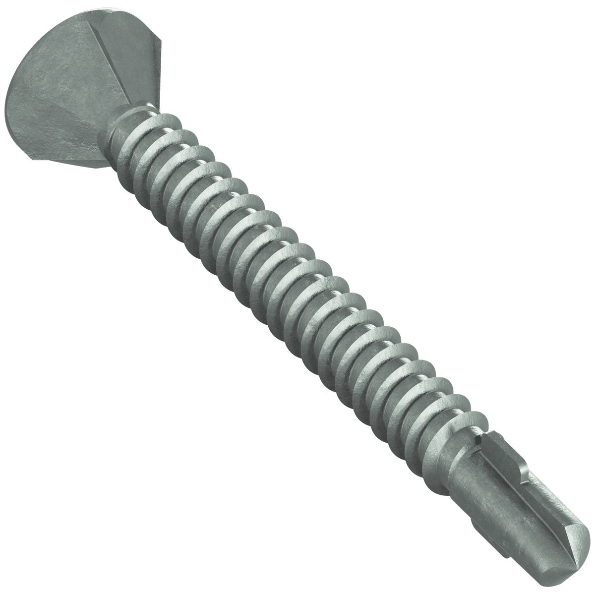 Simpson CBSDQ Sheathing-to-CFS Collated Screw #8 x 1-5/8" Ribbed Flat Head #2 Square Drive 1500-Pk