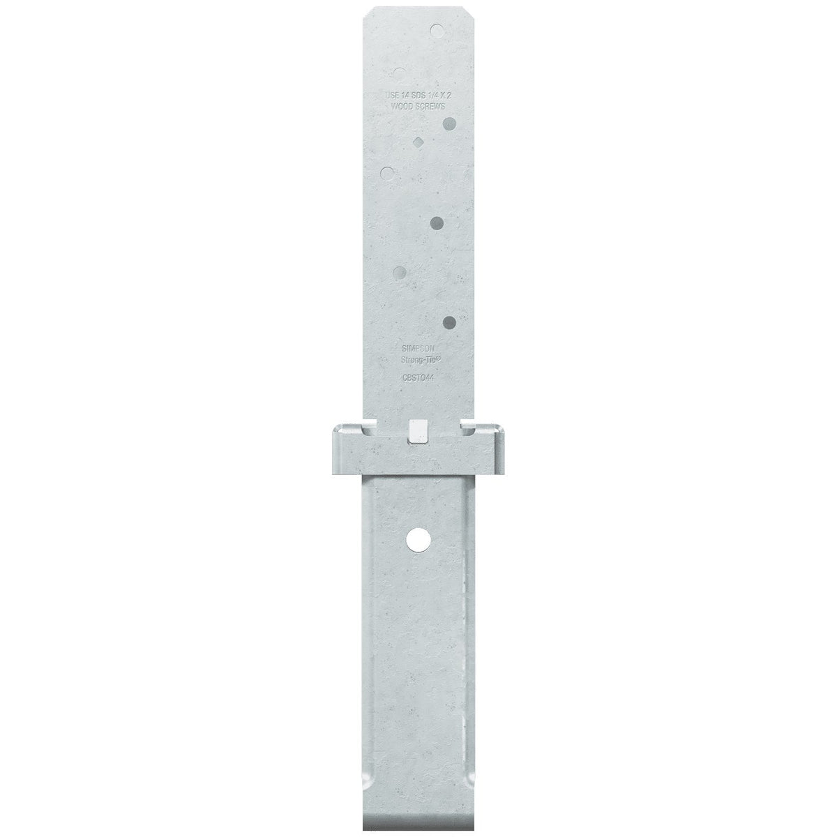 Simpson 4x4 Hot-Dip Galvanized Standoff Column Base w/SDS Screws CBSTQ44-SDS2HDG