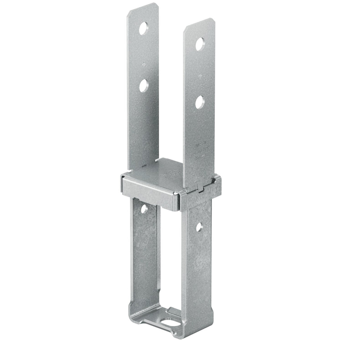 4X4 Metal bracket on a white background