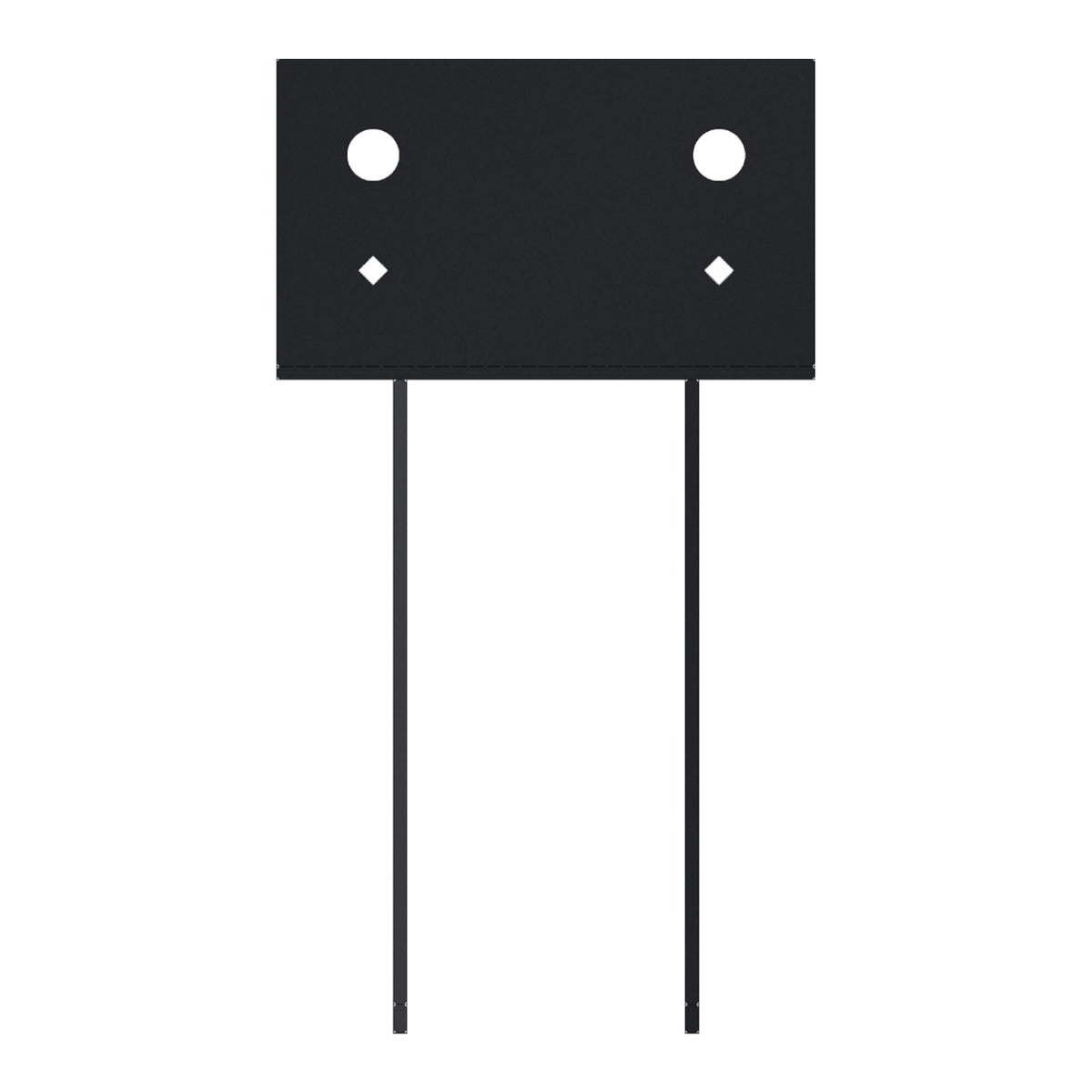 Simpson CC44PC 4x Beam 4x Post Black Column Cap