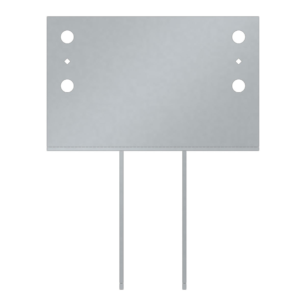 Simpson CC5 1/4-4 Column Cap for 5-1/8 in Beam and 4x Post 3-Ga Steel Gray Paint