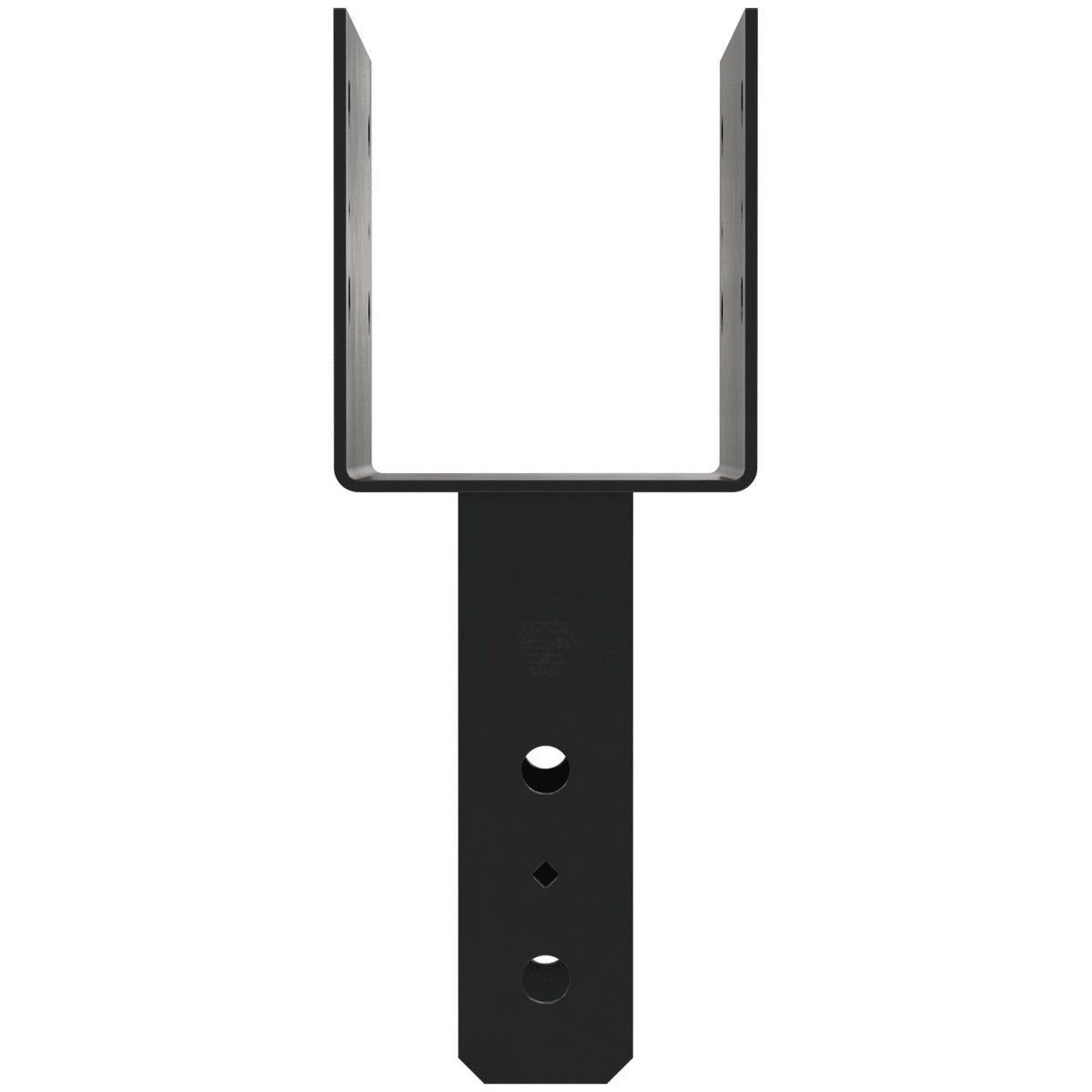 Simpson CC66PC Black Powder-Coat Column Cap for 6x Beam and 6x Post 7-Ga Steel