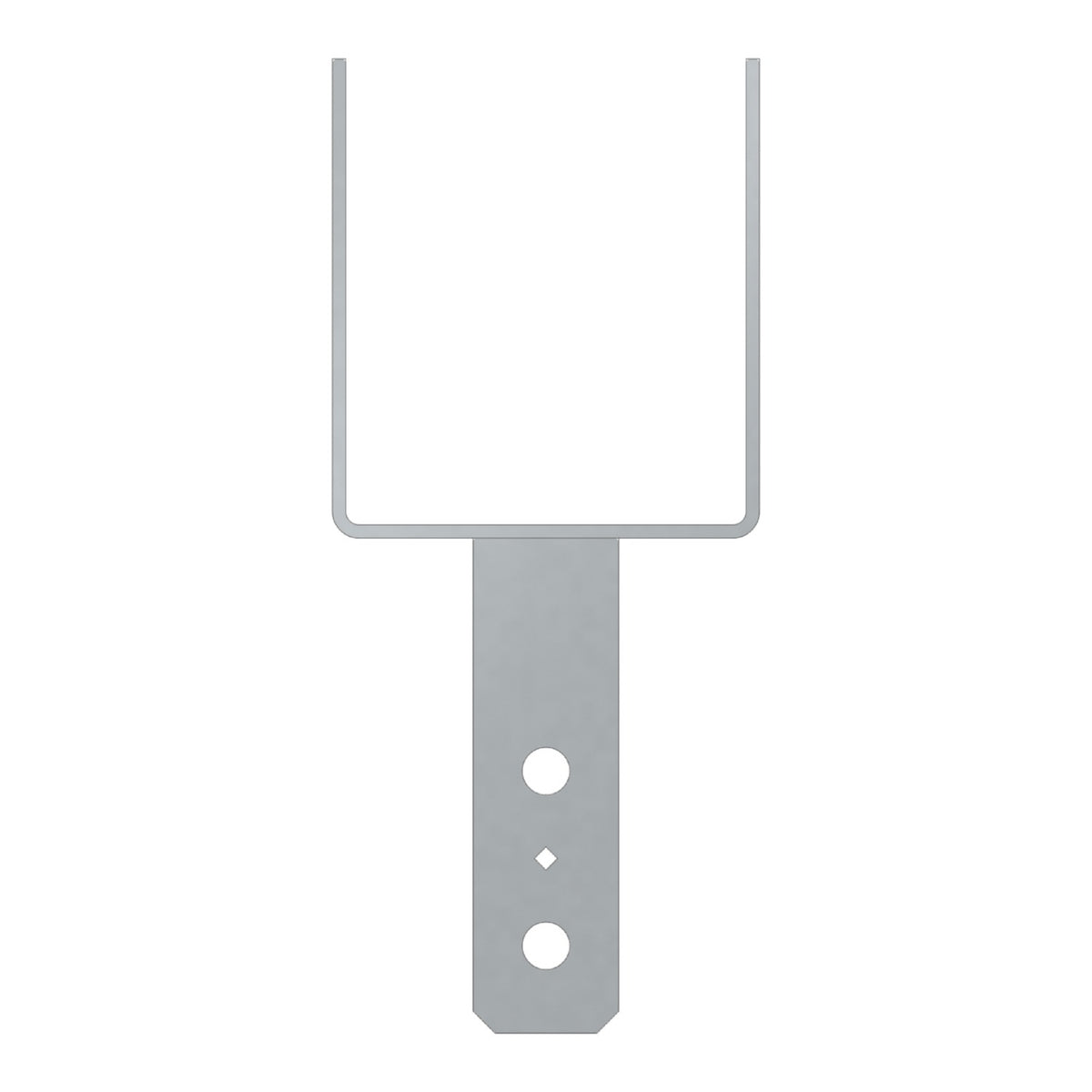 Simpson CC76 Column Cap for 6-3/4 in. Beam and 6x Post, 3-Ga Steel, Gray Paint