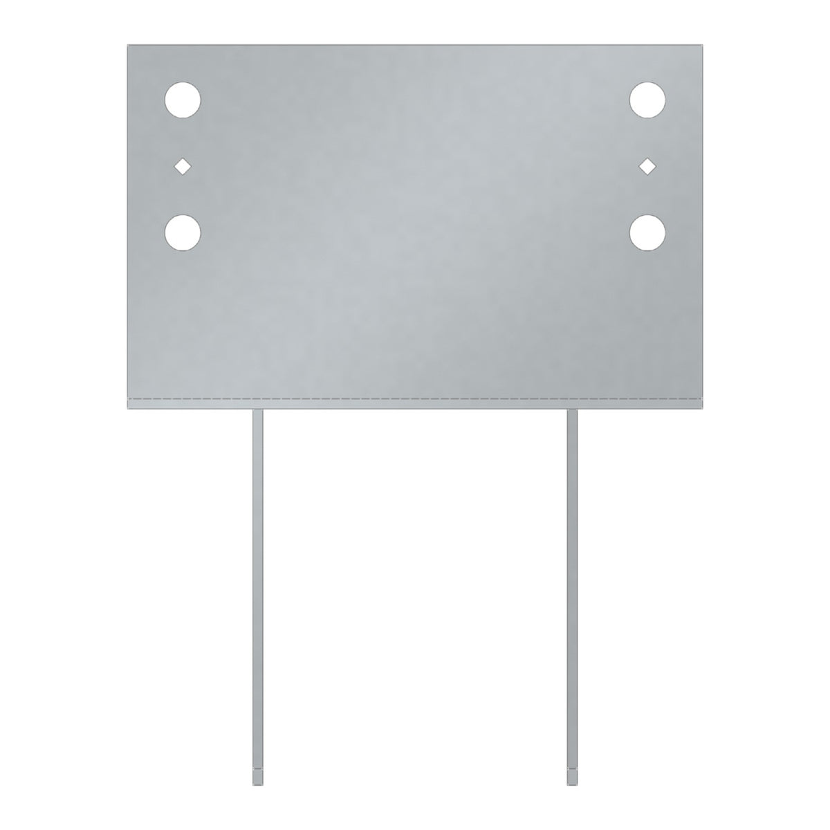 Simpson CC77 Column Cap for 6-3/4 in. Beam and 6-3/4 in. Post 3-Ga Steel Gray Paint