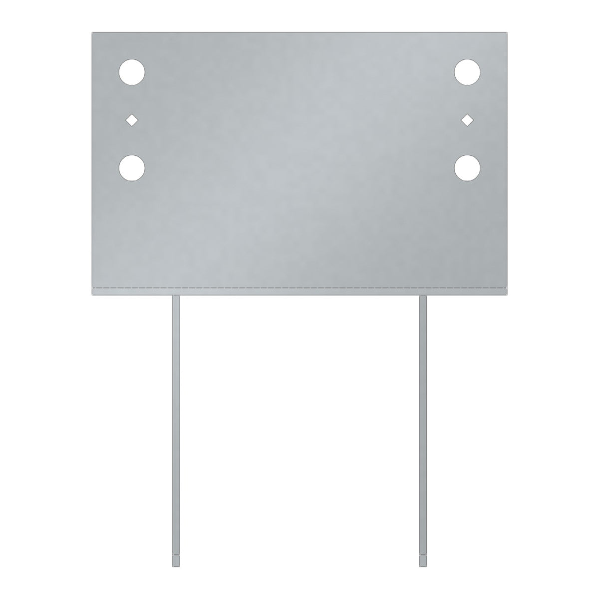 Simpson CC88 Column Cap for 8x Beam and 8x Post 3-Ga Steel Gray Paint Finish