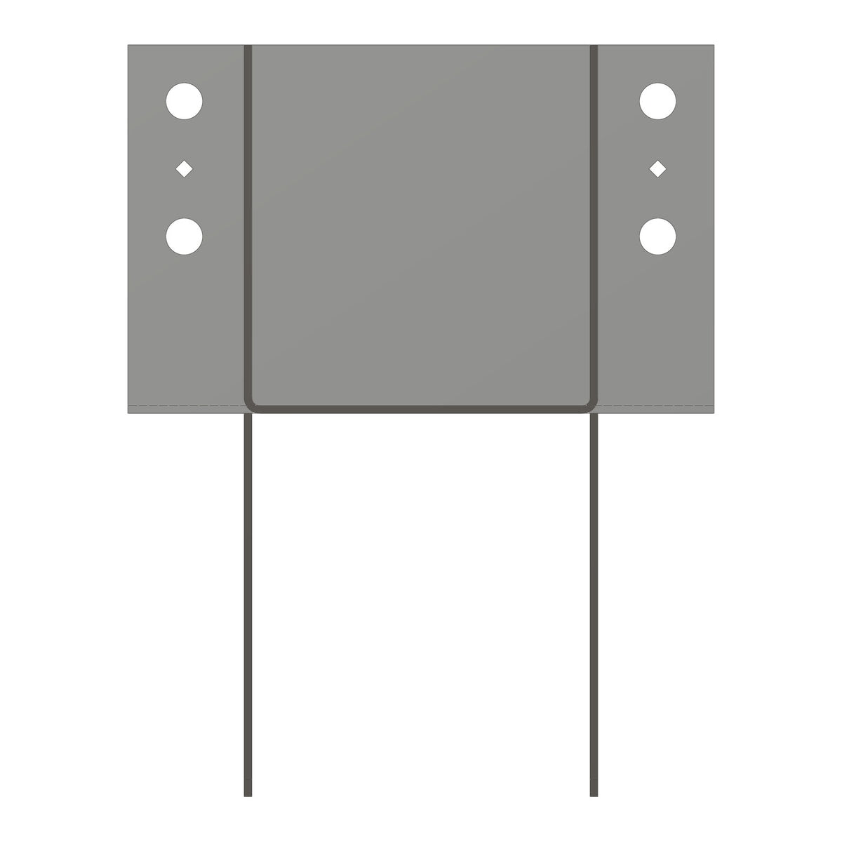 Simpson CCC Cross Column Cap Multiple-Beam Bolted Column Cap