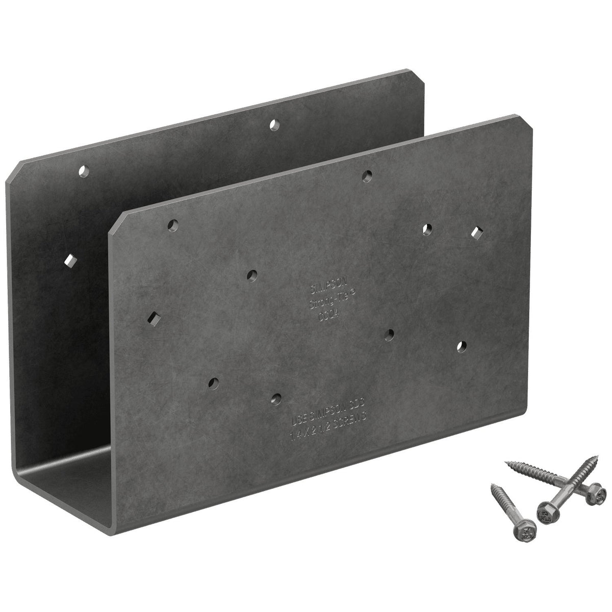 Simpson Strong-Tie CCOQ4-SDS2.5 4x Beam Column Cap Only with SDS Screws, Quick-Install 7-Gauge