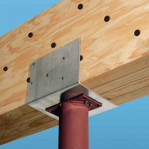 Simpson 3 1/8" Steel-Column Cap with Screws, G90 Galvanized CCOS3.12