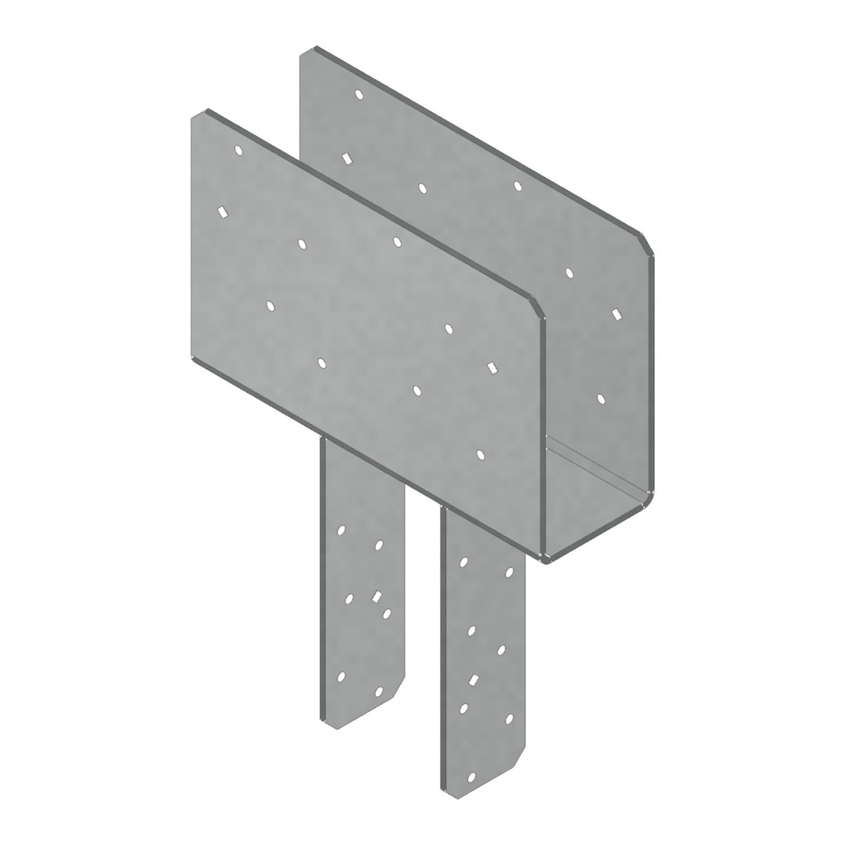 Simpson CCQ3-4SDS2.5 Column Cap for 3-1/8 in. Beam and 4x Post w/SDS Screws 7-Ga Steel