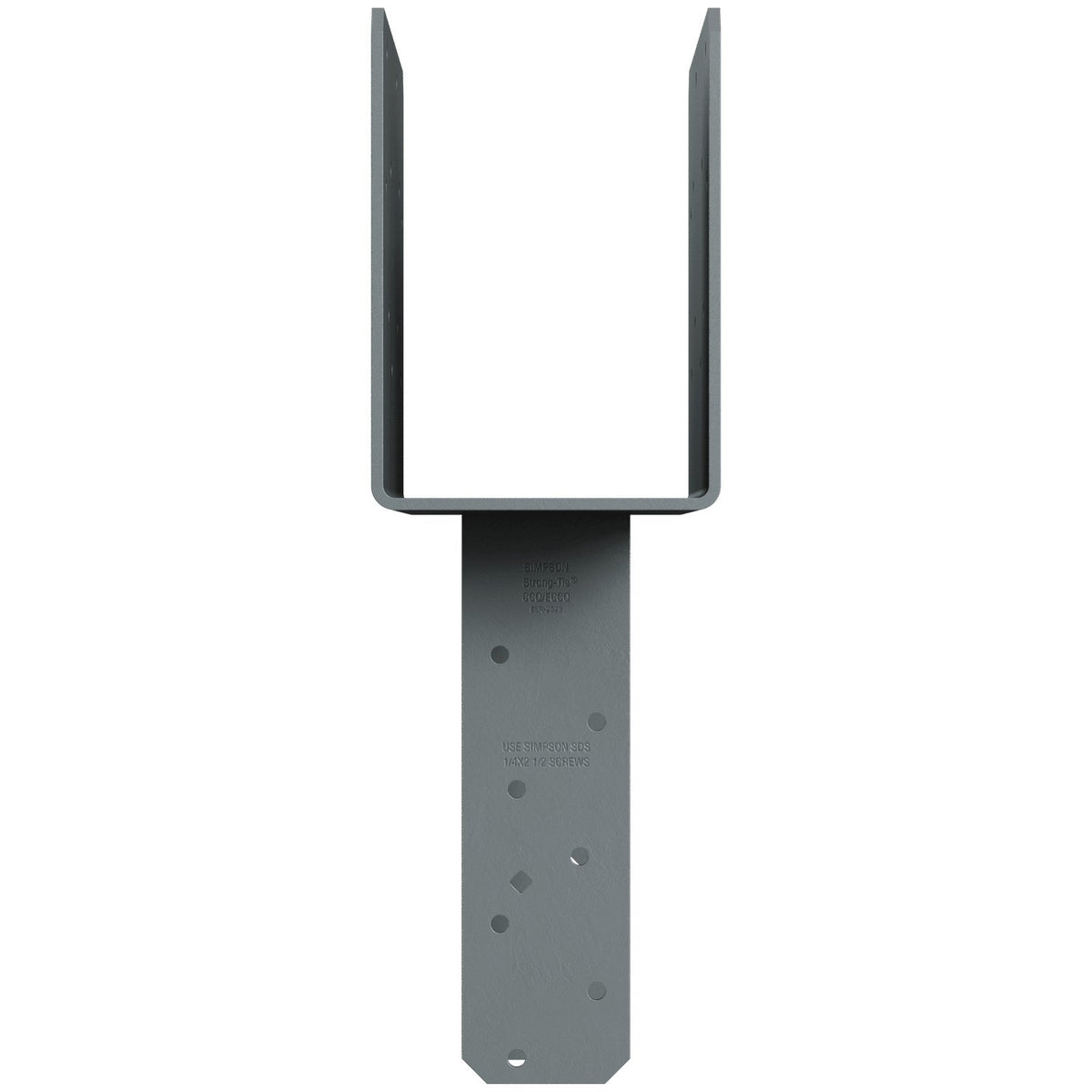 Simpson CCQ4.62-3.62SDS Column Cap for Triple 2x Beam 4x Post 7-Ga Steel w/SDS Screws
